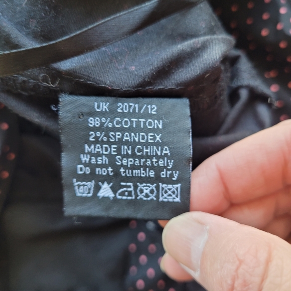 Hell Bunny Martie Polka Dot Dress, VGUC, Size XS - Picture 12 of 12